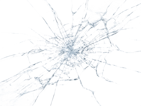 scratched glass