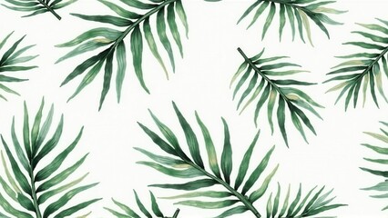 Fototapeta premium Palm Leaf Pattern