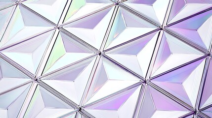 Abstract geometric pattern of interlocking triangles