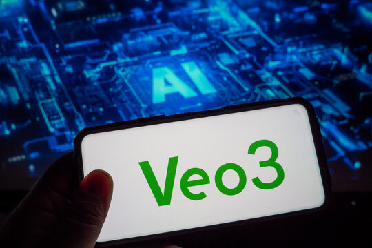 Qingdao,China-Jul.2.2025:Google Veo 3 is a state-of-the-art AI video model that can generate high-quality videos with realistic and natural audio.