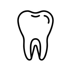 tooth icon on white