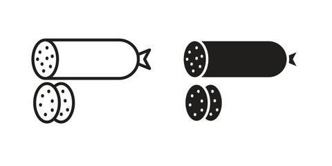 Salami icon. modern vector symbols set