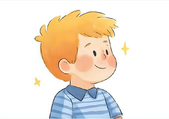 Portrait of a little boy