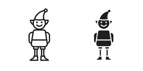Elf icon. modern vector symbols set