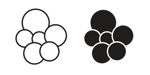 Cancer icon. modern vector symbols set