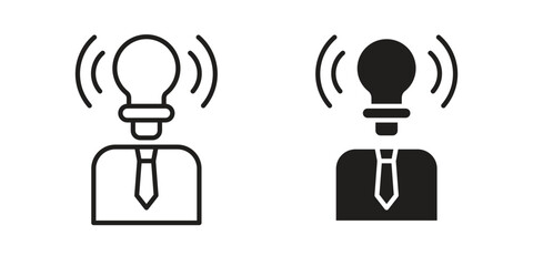 Brand awareness icon vector, Symbol, logo illustrations