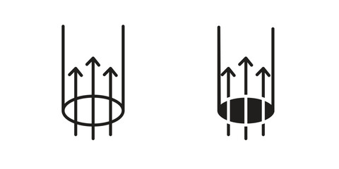 Air suction icon. modern vector symbols set