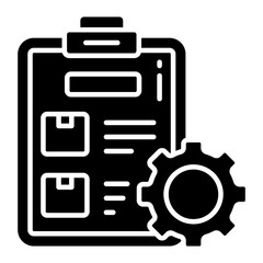 Perfect design icon of list management