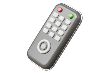 3d Remote Television Control icon. Electronic device, Entertainment digital video media concept....