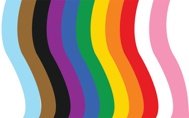 Progress Pride Flag Representation A Symbol of Inclusion and Unity