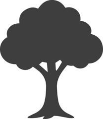 tree on a white backgriound silhoutte nature 