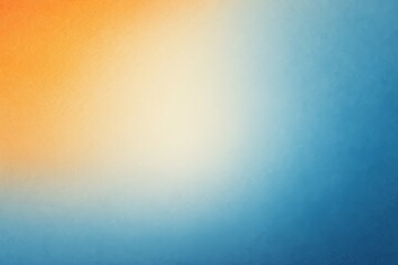 Abstract blurred background gradient orange and blue tones.