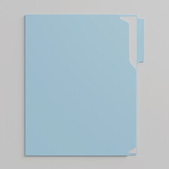 Blue folder 