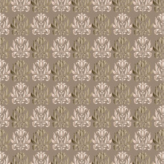 seamless pattern with floral elements