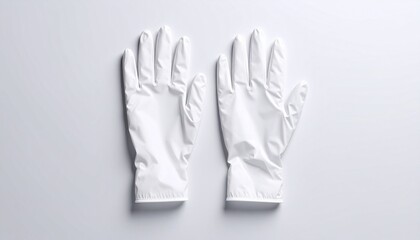 Obraz premium white glove on the background 