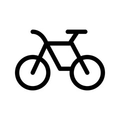 Bicycle icon. sign for mobile concept and web design. vector illustration