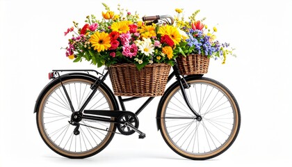 bicycle and flowers