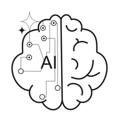 AI Brain – The Fusion of Artificial Intelligence and the Human Mind. eps