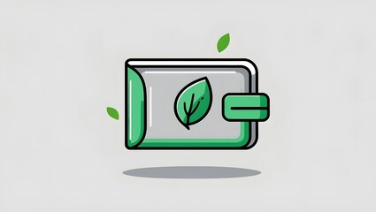 Eco-Conscious Wallet: Symbolizing Sustainable Finance, Ethical Investments, and Green Money Management