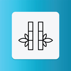 Icon of two bamboo stalks with leaves. Indicates eco-friendly bamboo wet wipe material.