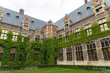 Entrance yard of University of Antwerp