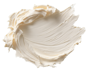 Creamy spread swirl texture