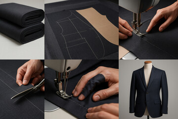 The tailoring process: From fabric rolls to a finished suit jacket, Bespoke tailoring...