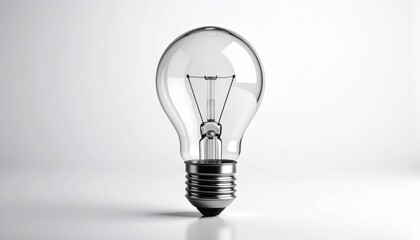 light bulb isolated on white background