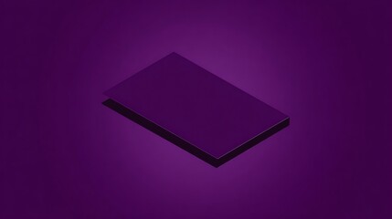 Dark Purple Rectangular Prism