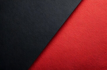 Fototapeta premium Close-up of textured red and black paper showcasing vibrant colors for creative design projects and art applications.