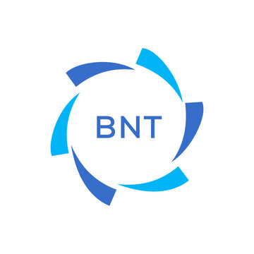 BNt logo design. Creative company name, headlines typography identity, trendy logotype. Vector illustration.