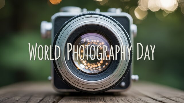 Celebrating world photography day with a vintage camera lens