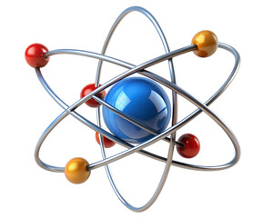 atom on black isolated on white background. PNG Transparent file type with high definition quality And vibrant color grading Available.