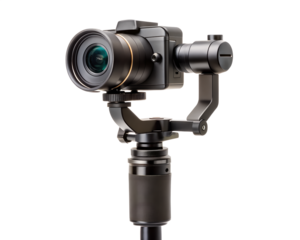 professional digital video camera isolated on white background. PNG Transparent file type with high definition quality And vibrant color grading Available.