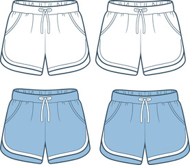 Comfortable Drawstring Shorts in Classic and Pastel Colors