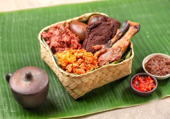 Gudeg is a traditional Javanese dish from Yogyakarta and Central Java, Indonesia.