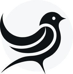 Female Head Silhouette with Vintage Hair vector illustration