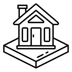 Perfect design icon of accomodation