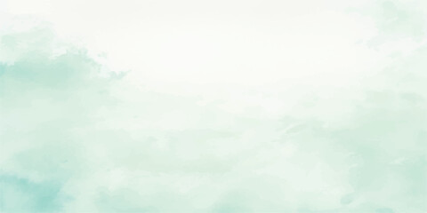 Mint Green Watercolor Background with Soft Aquarelle Texture – Hand-Painted Brush Strokes on White Paper for Fresh Minimal Design, Product Mockups, and Organic Visual Projects

