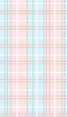 Plaid pattern abstract background with pink and blue grid lines checkered tartan