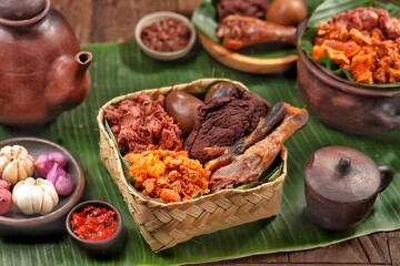 Gudeg is a traditional Javanese dish from Yogyakarta and Central Java, Indonesia.