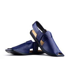 Stylish Peshawari  sandel with White background. 