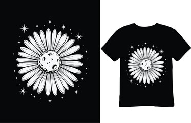 t shirt design with flowers