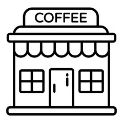 Premium download icon of coffee shop