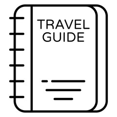 A premium download vector of tour journal