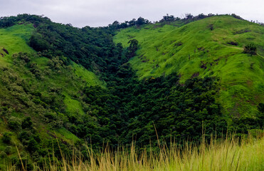 landscape with mountains, Nova Iguaçu, Rio de Janeiro - Brazil