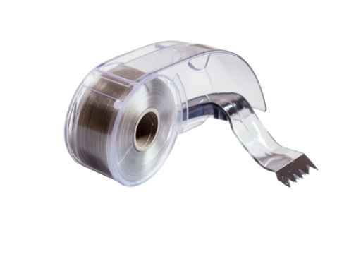 a scotch double sided tape on white background