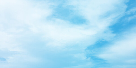 Obraz premium white light blue sky abstract clouds sunny background image surface vintage love natural banner space for text dramatic Spectacularominous thunderstorm Cloudscape Amalfi Coast Lightning Cumulus clouds