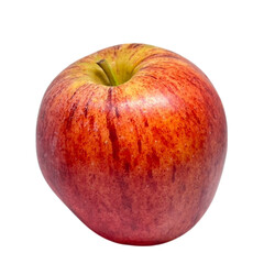 red apple isolated on white