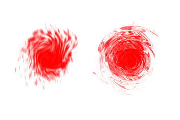 Dynamic Red Light Swirl and Storm Vortex Abstract Energy Motion Effect for Overlays PNG